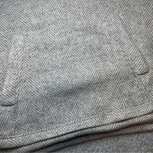 J. Crew Taupe Herringbone Cowl Neck Sweater - Picture 7 of 7